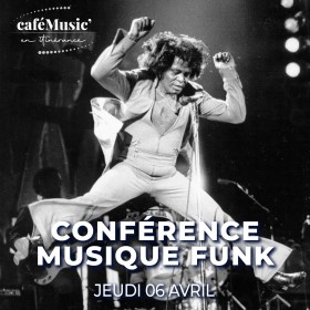 Conférence Musique Funk Conservatoire caféMusic' 2023