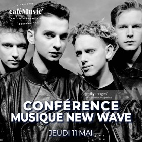 Conférence Musique New Wave Conservatoire des Landes caféMusic' 2023