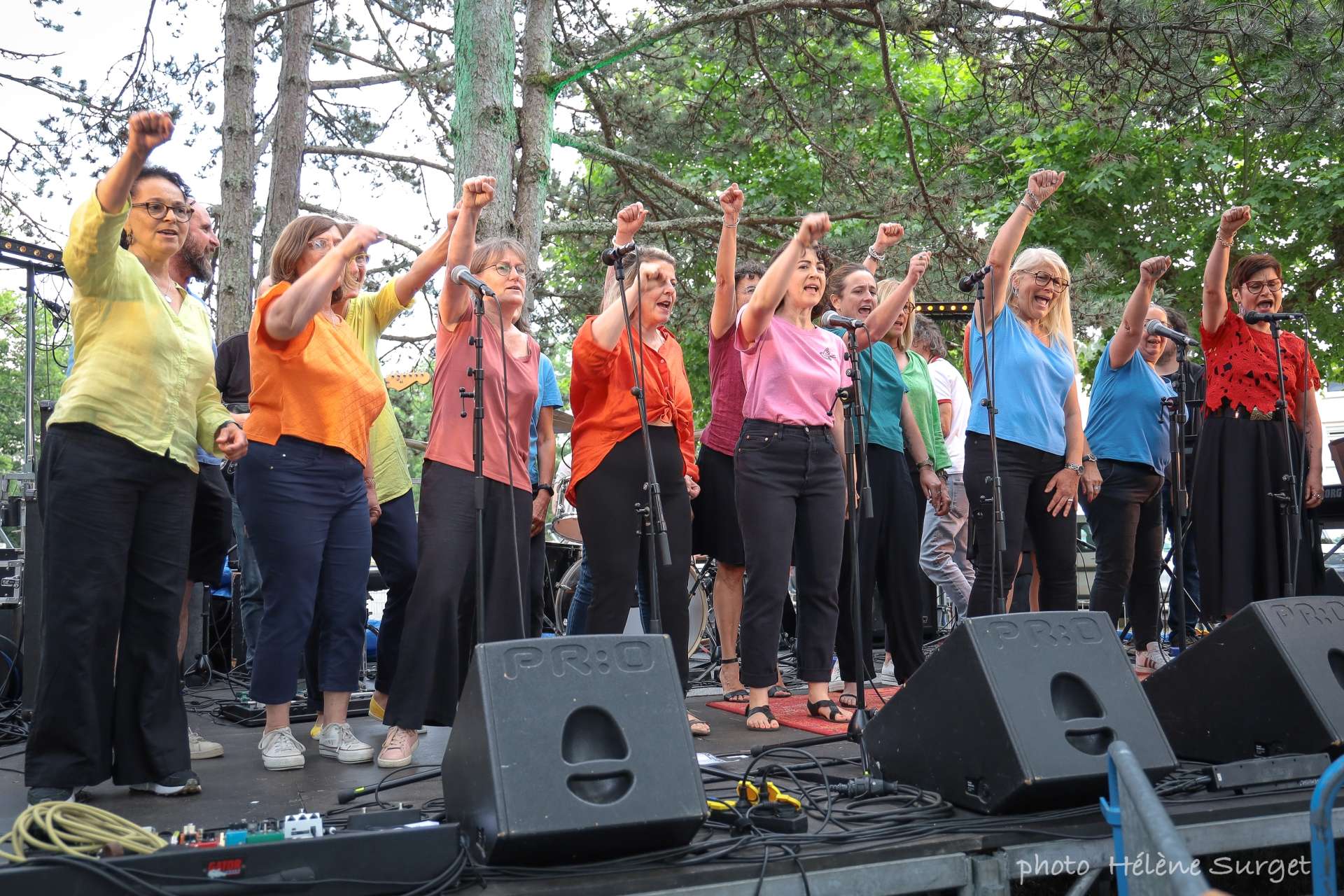 La chorale CaféMusic Rock School Mont de Marsan